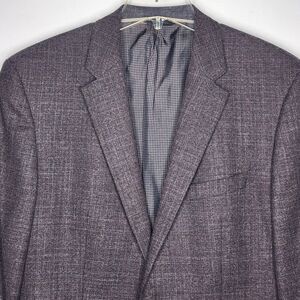 Hugo Boss Blazer Mens Size 40R Brown REDA‎ Itlalian Wool Two Button